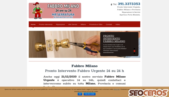 fabbro-a-milano.it desktop Vista previa