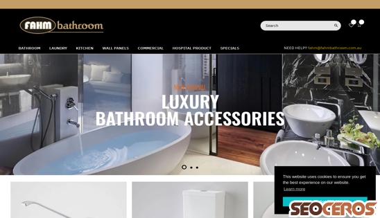 fahmbathroom.com.au desktop preview