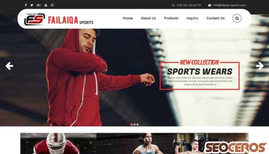 failaiqa-sports.com desktop prikaz slike