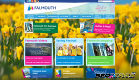 falmouth.co.uk desktop preview