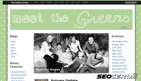 family-green.co.uk desktop preview