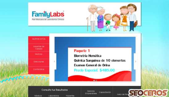 familylabs.com.mx/index.php desktop förhandsvisning
