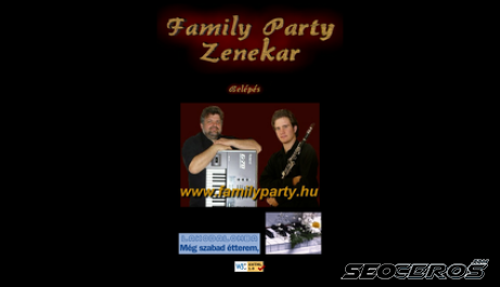 familyparty.hu desktop előnézeti kép