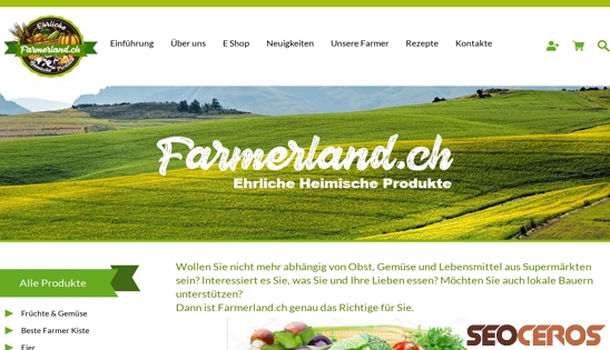 farmerland.ch desktop preview