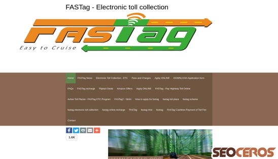 fastag.org desktop preview