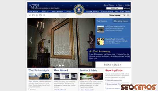 fbi.gov desktop Vorschau