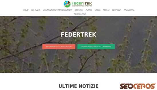 federtrek.org desktop anteprima