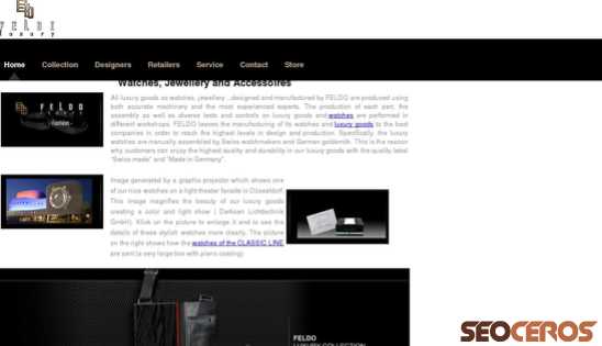 feldo-luxury.com desktop anteprima