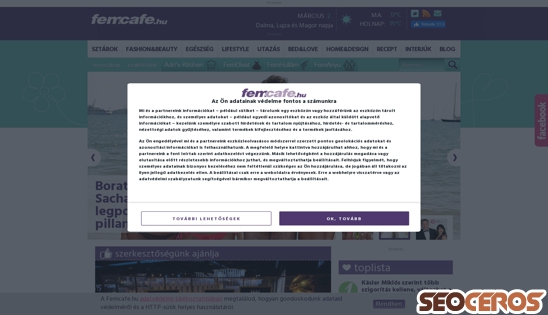 femcafe.hu desktop náhľad obrázku