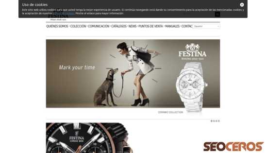 festina.com desktop obraz podglądowy