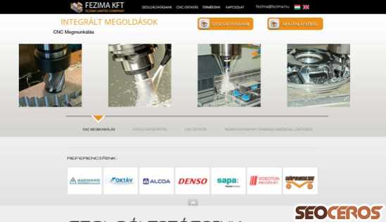 fezima.hu desktop előnézeti kép