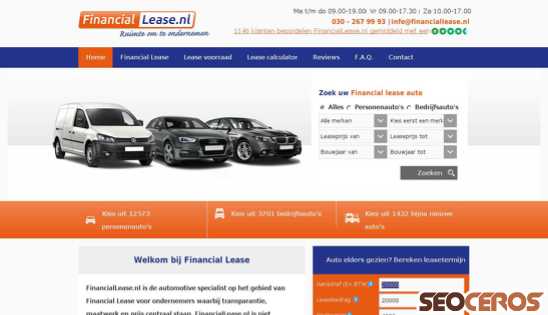 financiallease.nl desktop náhled obrázku
