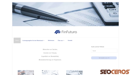 finfutura.de desktop előnézeti kép