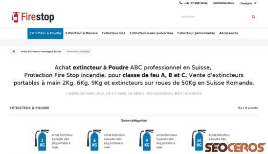 fire-stop.ch/fr/14-achat-extincteur-portable-a-poudre-professionnel-en-suisse-2kg-6kg-9Kg-50kg-classe-de-feu-abc-protection-securite-lutte-incendie desktop 미리보기