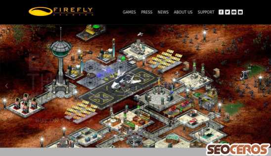 fireflyworlds.com desktop náhled obrázku
