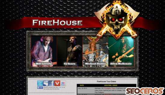 firehousemusic.com desktop vista previa