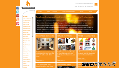 fireplace.co.uk desktop náhled obrázku