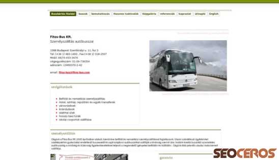 fitos-bus.com desktop náhľad obrázku