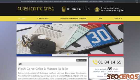 flash-carte-grise.fr desktop náhľad obrázku