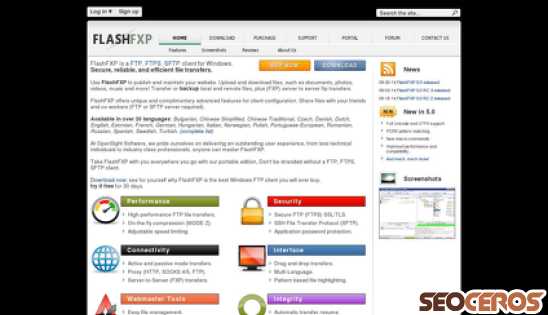 flashfxp.com desktop Vista previa