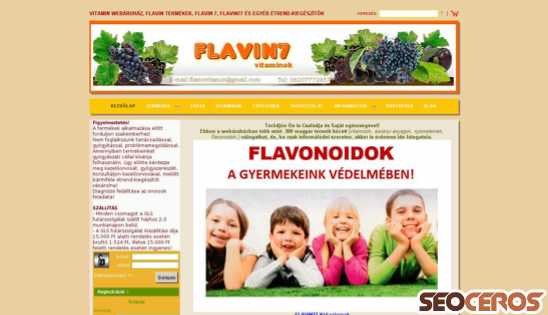 flavin-vitamin.hu desktop vista previa
