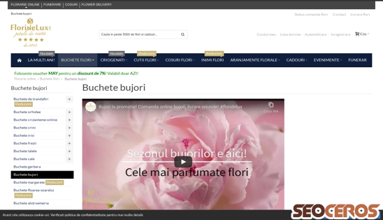 floridelux.ro/buchete-flori/buchete-bujori desktop Vorschau