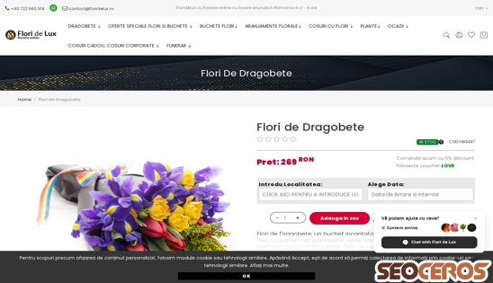 floridelux.ro/flori-de-dragobete.html desktop 미리보기