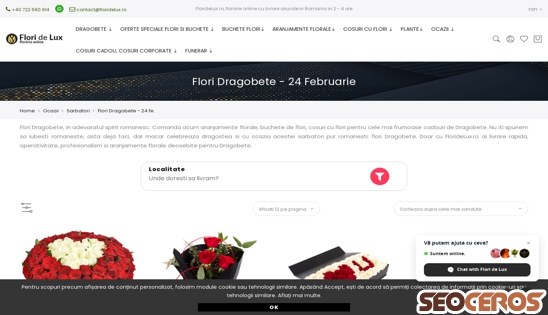 floridelux.ro/flori-pentru-ocazii/flori-cadouri-sarbatori/flori-dragobete-24-februarie desktop előnézeti kép