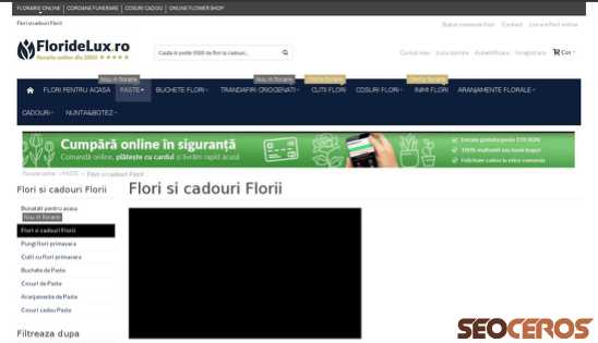 floridelux.ro/paste-fericit/flori-si-cadouri-florii desktop náhled obrázku