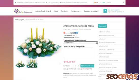 floriintimisoara.eu/aranjament-auriu-masa desktop náhled obrázku