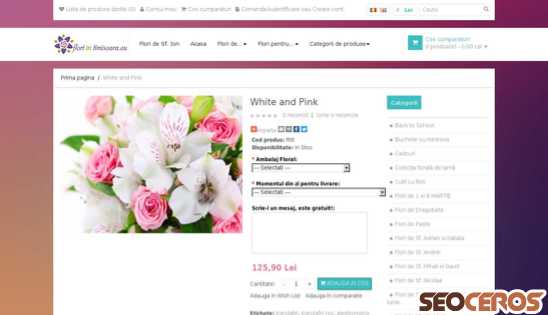 floriintimisoara.eu/white-and-pink desktop náhled obrázku