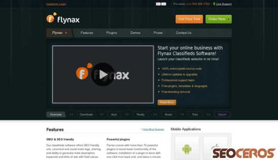 flynax.com desktop preview