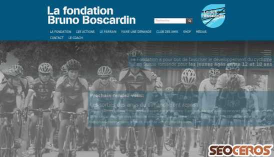 fondationbrunoboscardin.ch desktop preview