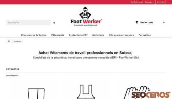 footworker.ch/fr/100-achat-vetements-de-travail-professionnels-specialiste-epi-en-suisse-vente-equipement-de-protection-individuelle-de-securite desktop Vorschau