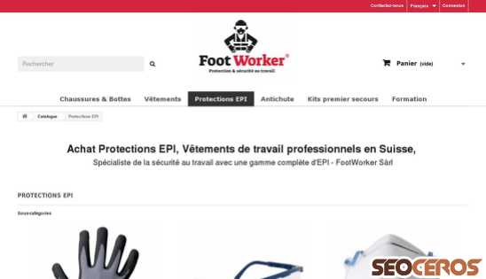 footworker.ch/fr/2700-achat-protections-epi-vente-equipement-de-protection-individuelle-vetements-de-travail-professionnels-en-suisse desktop Vorschau