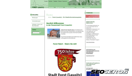 forst-lausitz.de desktop előnézeti kép