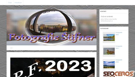 fotostifner.cz desktop förhandsvisning
