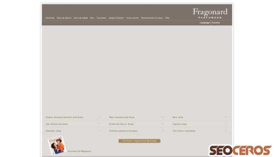 fragonard.com desktop previzualizare