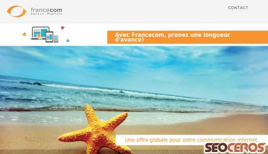 francecom.com desktop förhandsvisning