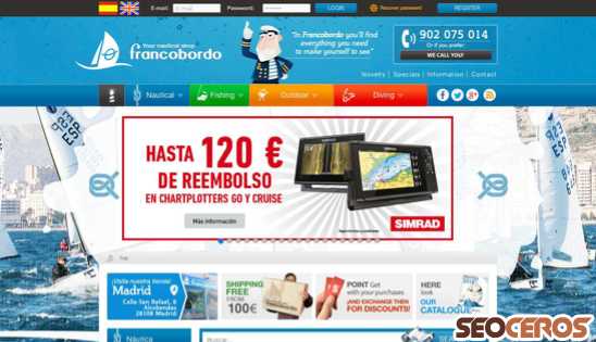 francobordo.com desktop előnézeti kép
