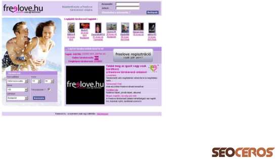 freelove.hu desktop náhled obrázku