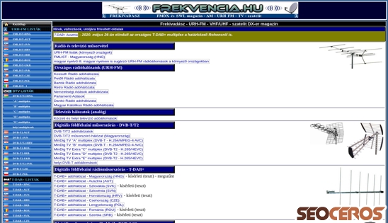 frekvencia.hu desktop előnézeti kép