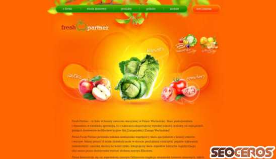 freshpartner.pl desktop náhľad obrázku