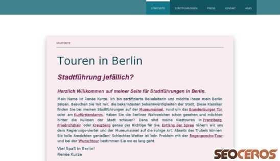 fuehrungberlin.de desktop náhľad obrázku