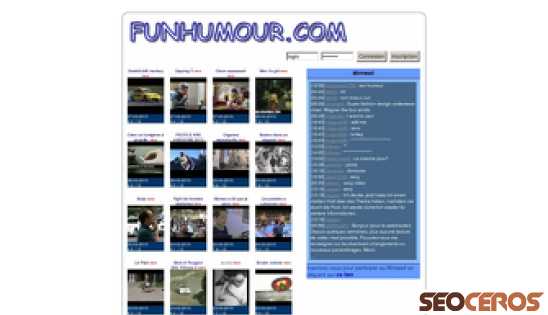 funhumour.com desktop förhandsvisning
