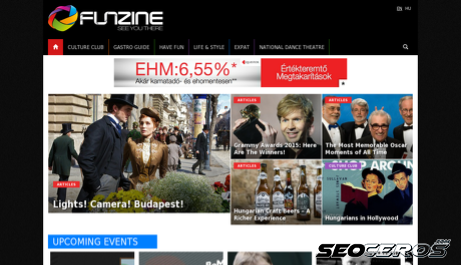 funzine.hu desktop előnézeti kép