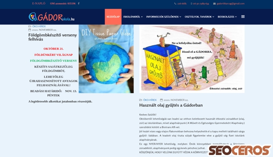 gadoriskola.hu desktop náhľad obrázku