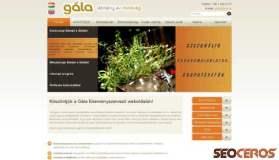 gala.hu desktop előnézeti kép