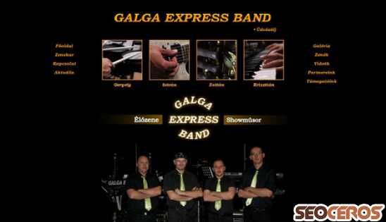 galgaexpressband.hu desktop náhled obrázku