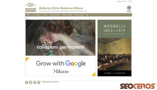 gam-milano.com desktop obraz podglądowy